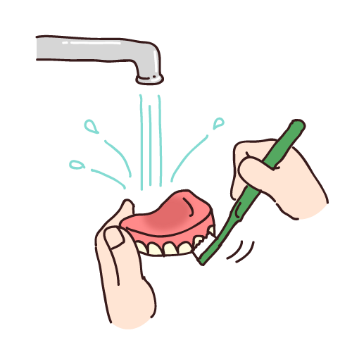 入れ歯の洗浄方法